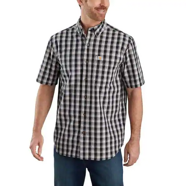 Carhartt Men's Relaxed Fit Lightweight Plaid Shirt