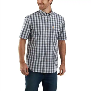 Carhartt Men's Relaxed Fit Lightweight Plaid Shirt