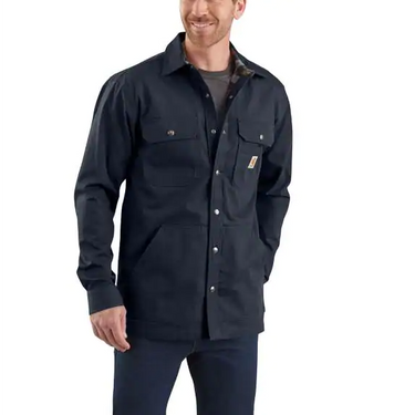 Carhartt Rugged Flex® Relaxed Fit Canvas Fleece-Lined Shirt Jac