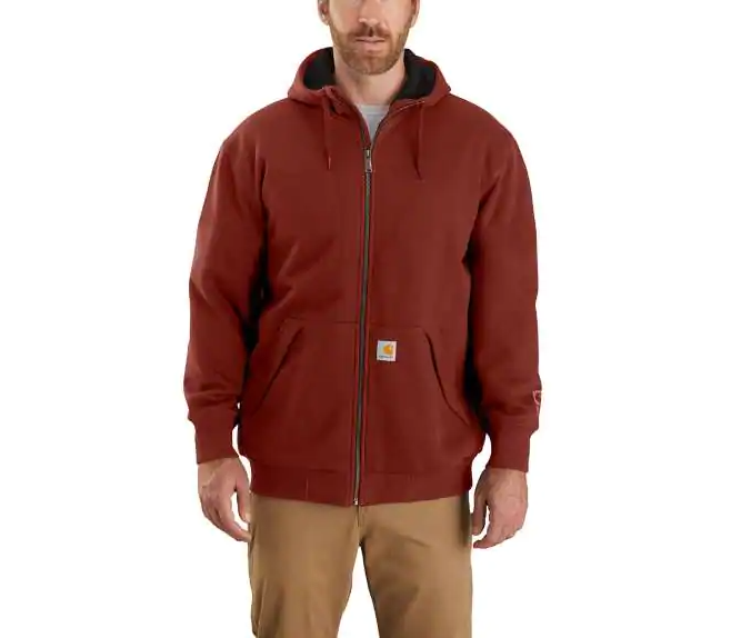 Load image into Gallery viewer, Carhartt® Rain Defender® Loose Fit Midweight Thermal-lined Full-zip Hooded Sweatshirt
