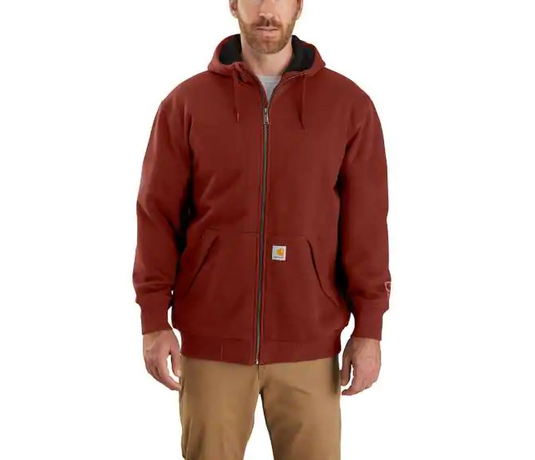 Carhartt® Rain Defender® Loose Fit Midweight Thermal-lined Full-zip Hooded Sweatshirt