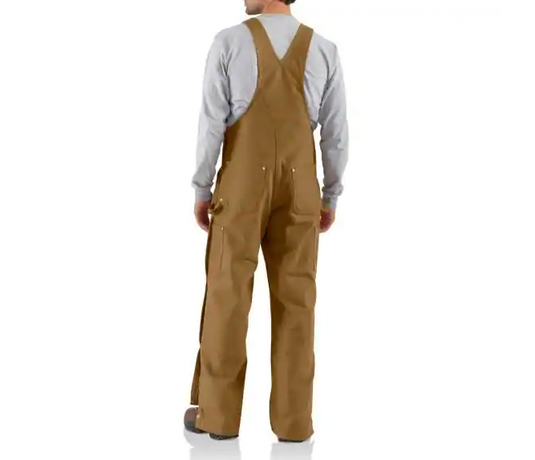 Duck Zip-to-thigh Bib Overall Unlined