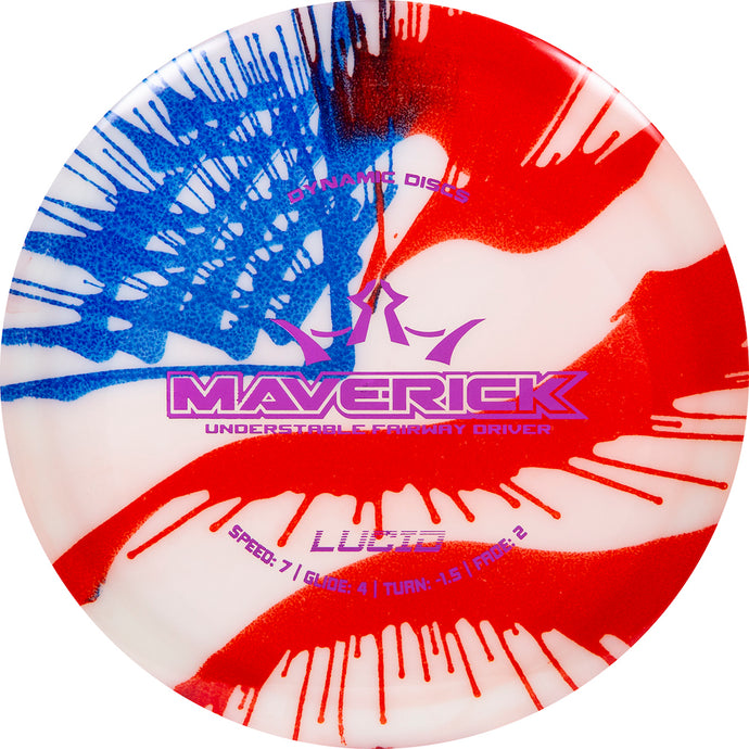 Dynamic Discs Lucid Maverick MyDye American Flag