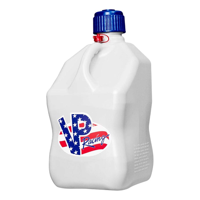 image-1 Roll over image to Zoom  VP Racing Plastic Utility Jug 5 gal Red, White, and Blue