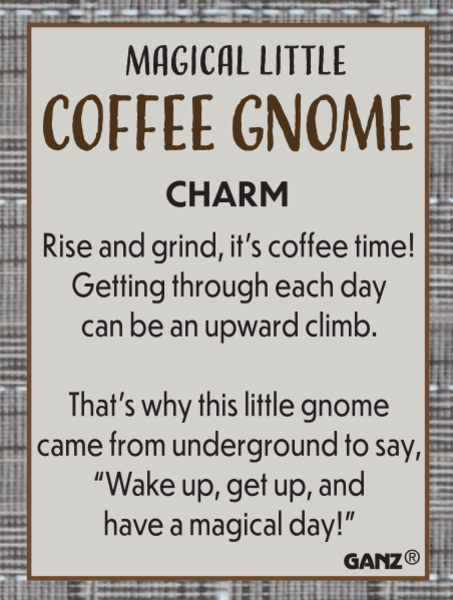 Coffee Gnomes Charms in a Basket (1 Gnome per purchase)