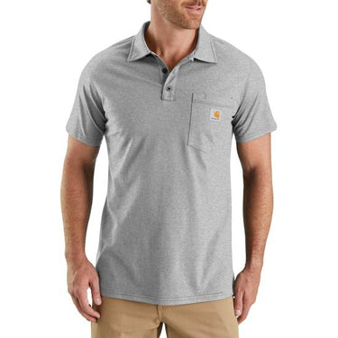 Carhartt Force Relaxed Fit Midweight Short-Sleeve Pocket Polo