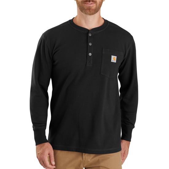 Carhartt 104429 - Heavyweight Long Sleeve Thermal Henley Large Tall