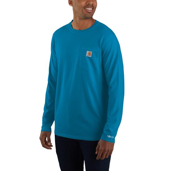 Carhartt 104617 - Force® Relaxed Fit Midweight Long Sleeve Pocket T-Shirt Large Tall