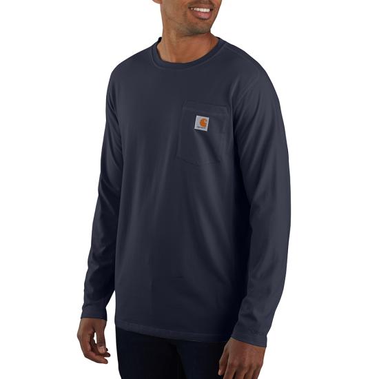 Carhartt 104617 - Force® Relaxed Fit Midweight Long Sleeve Pocket T-Shirt Medium