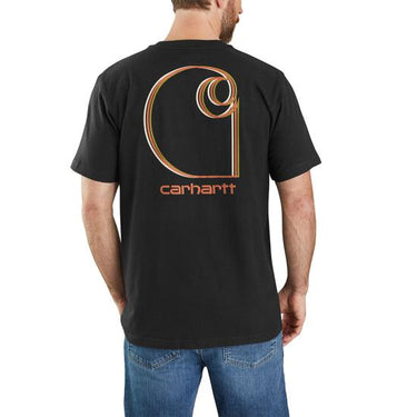 Carhartt Relaxed Fit Heavyweight Short-Sleeve Pocket Logo Graphic T-Shirt