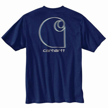 Carhartt Relaxed Fit Heavyweight Short-Sleeve Pocket Logo Graphic T-Shirt