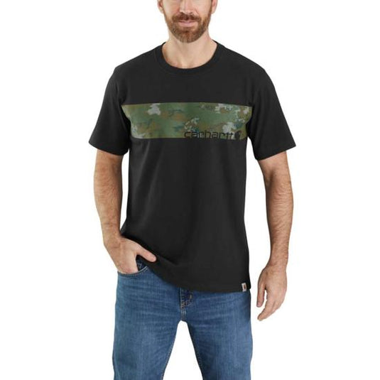 Carhartt 105205 - Relaxed Fit Heavyweight Short-Sleeve Camo Logo Graphic T-Shirt