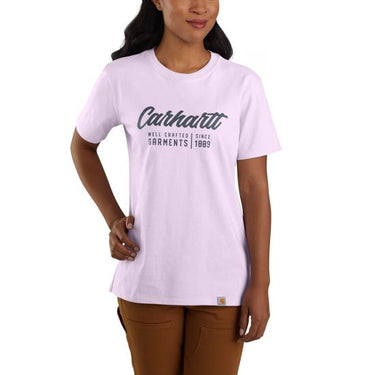 Carhartt Women's Loose Fit Heavyweight Short-Sleeve Crafted Graphic T-Shirt