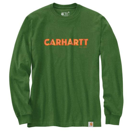 Carhartt 105422 - Loose Fit Heavyweight Long-Sleeve Logo Graphic T