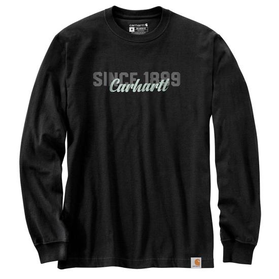 Carhartt 105424 - Relaxed Fit Heavyweight Long-Sleeve Script Graphic T-Shirt Large