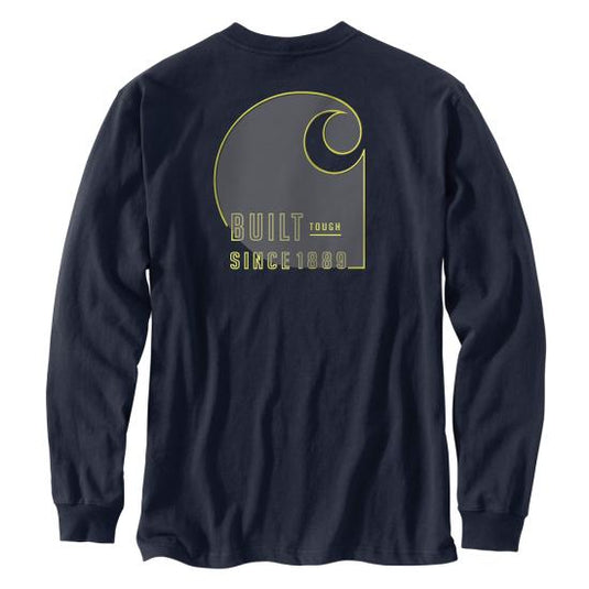 Carhartt 105426 - Loose Fit Heavyweight Long-Sleeve Pocket Tough Graphic T-Shirt XL