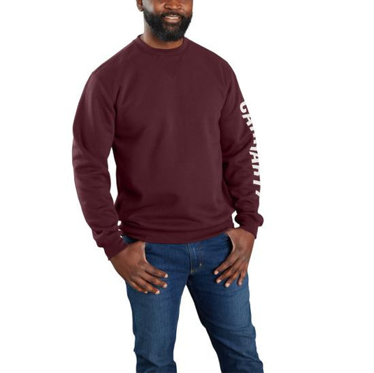 Carhartt 105444 - Loose Fit Midweight Crewneck Logo Sleeve Graphic Sweatshirt Large Tall