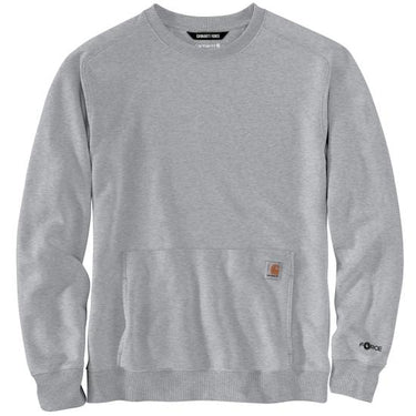 Carhartt Men's Force Relaxed Fit Lightweight Crewneck (Asphalt Heather) Size XLT