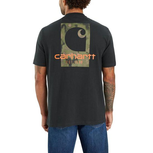 Carhartt 105755 - Loose Fit Heavyweight Short-Sleeve Camo Logo Graphic T-Shirt Large