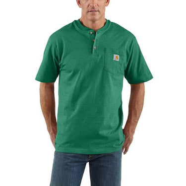 Carhartt Loose Fit Heavyweight Short-Sleeve Pocket Henley T-Shirt