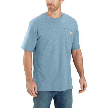 Carhartt Loose Fit Heavyweight Short-Sleeve Pocket T-Shirt (Alpine Blue) Size 5XL