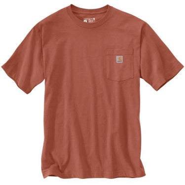 Carhartt Loose Fit Heavyweight Short-Sleeve Pocket T-Shirt (Terracotta) Size XLT