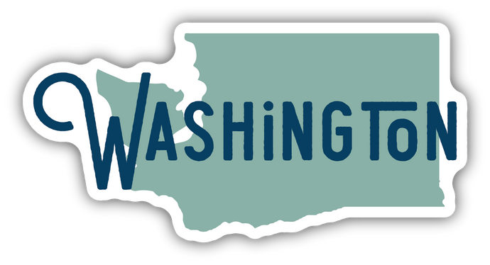 WASHINGTON STATE LARGE STICKER