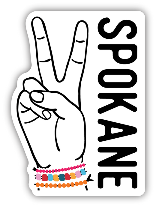 PEACE HAND WITH BEADS