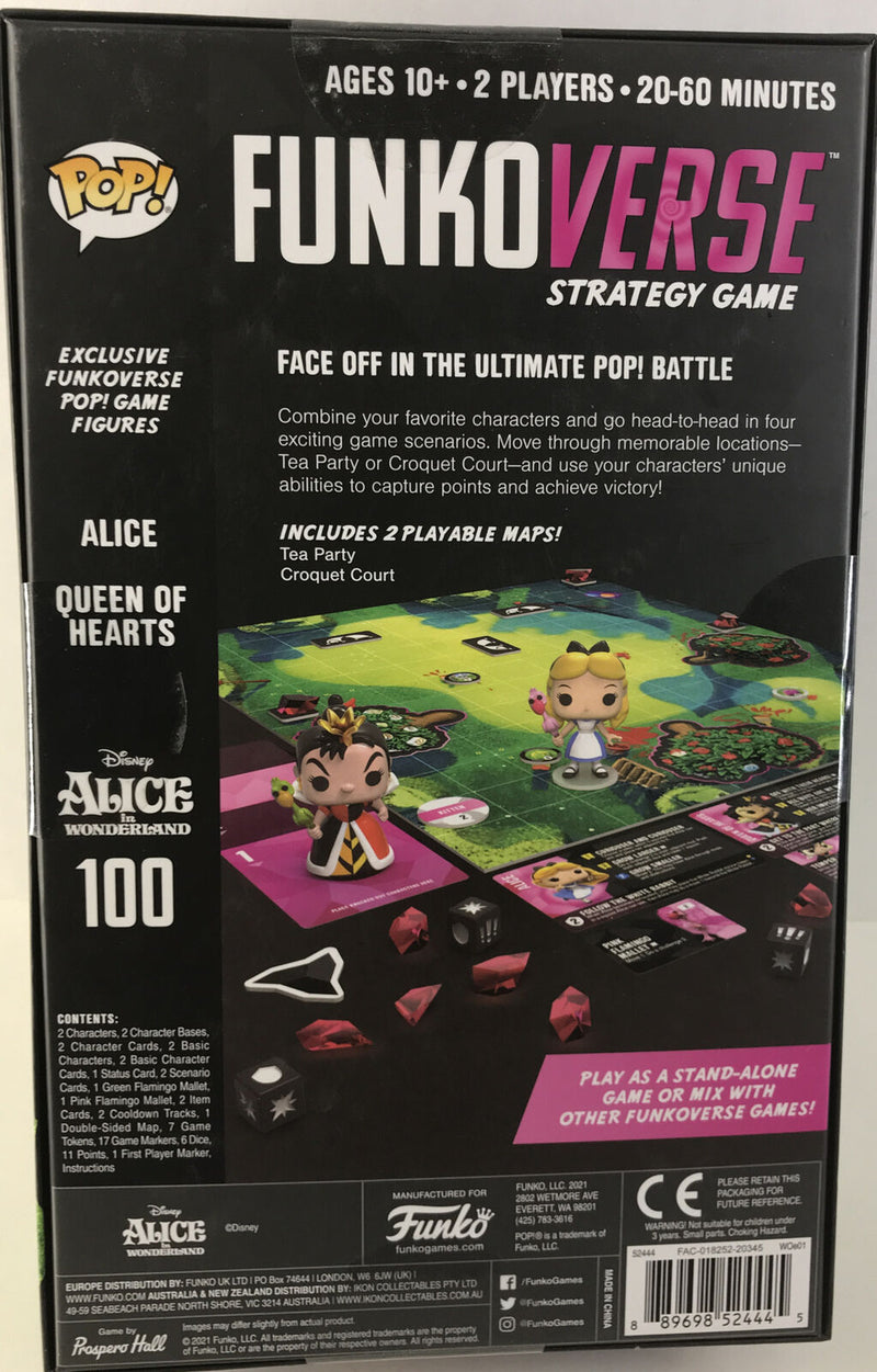 Load image into Gallery viewer, Funkoverse 2021 Alice In Wonderland Disney Strategy Game Funko Games
