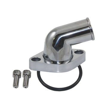 Chevy V8 Polished Aluminum 15° Water Neck