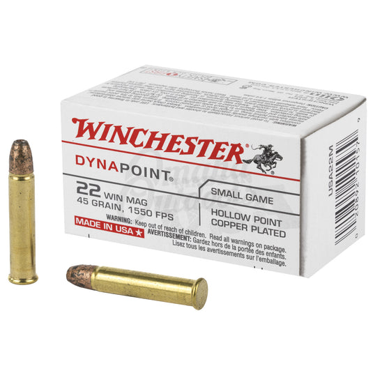 Winchester White Box 22 WMR 45 Gr Dynapoint 50 Rounds