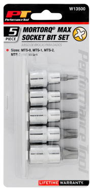 Mortorq Bit Socket Set, 5 pc.