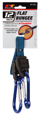 12 in. Flat Bungee w/Carabiner