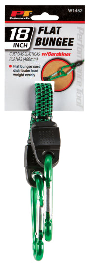 18 in. Flat Bungee w/Carabiner