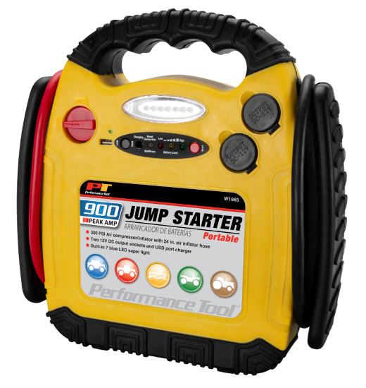 900 Amp Jump Starter, Inflator