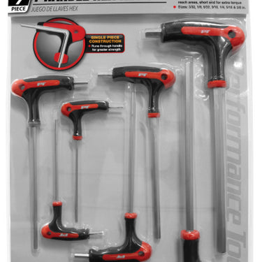 7 pc. SAE T-Handle Hex Key Set