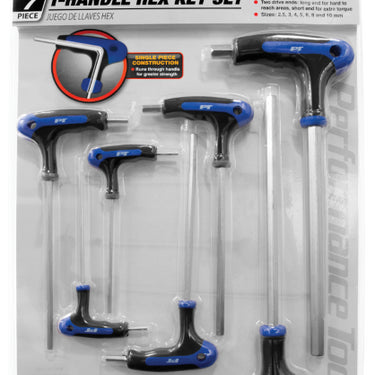 7 pc. Metric T-Handle Hex Key Set
