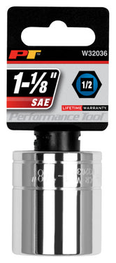 1/2 in. Dr. 1-1/8 in. 6pt Socket