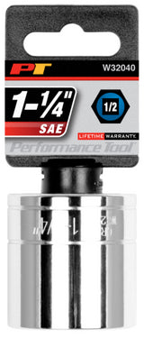 1/2 in. Dr. 1-1/4 in. 6pt Socket