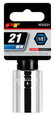 1/2 in. Dr. 21 mm 6pt Socket