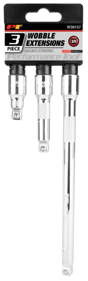 3 pc. 3/8 in. Dr. Wobble Extension Set