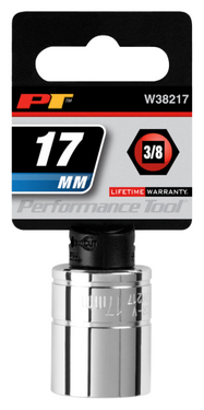 3/8 in. Dr. 17 mm 6pt Socket