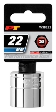 3/8 in. Dr. 22 mm 6pt Socket