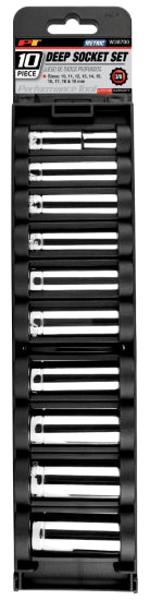 10 pc. 3/8 in. Dr. 12pt Metric Socket Set