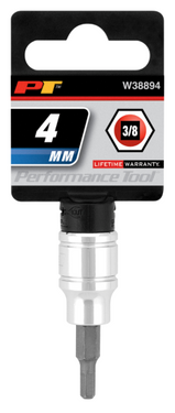 3/8 in. Dr. 4 mm Hex Bit Socket