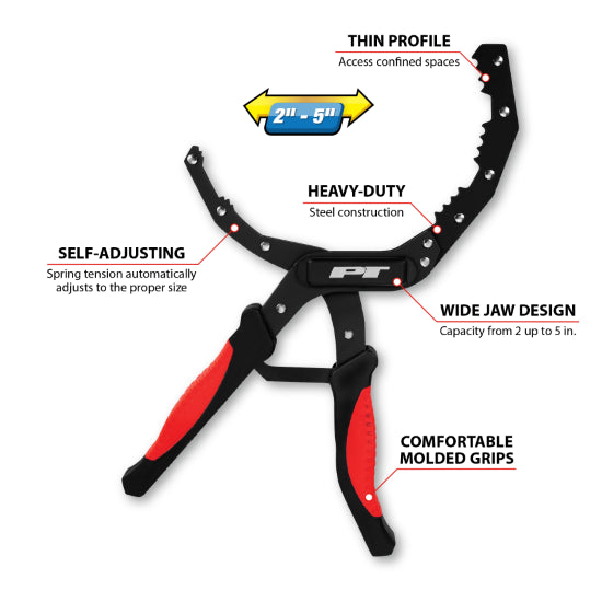 Self-Adjust Oil Filter Pliers