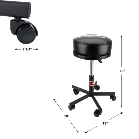 Pneumatic Rolling Shop Stool