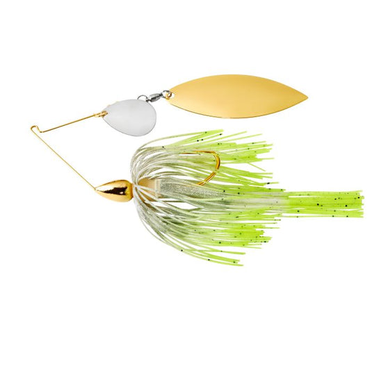 War Eagle Gold Frame Tandem Willow Spinnerbait-Pro's Choice-3/8 oz