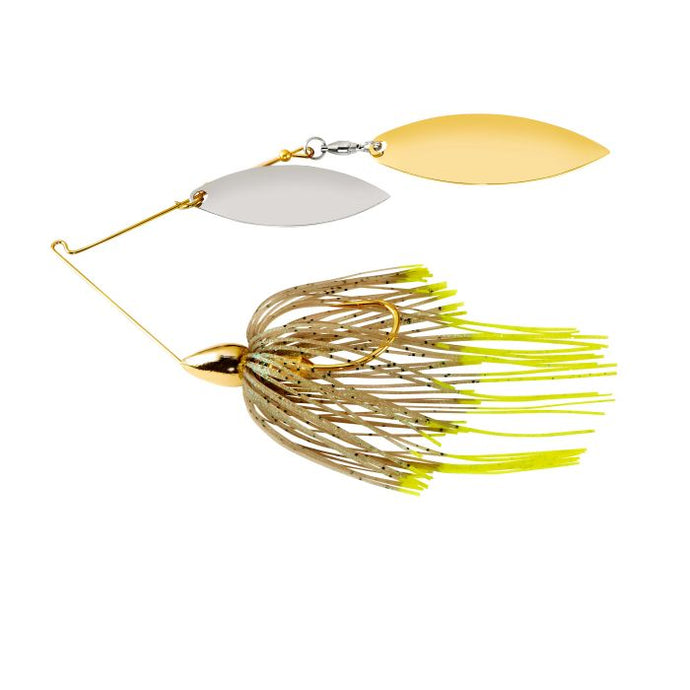 War Eagle Gold Frame Double Willow Spinnerbait-Hot Mouse-1/2 oz