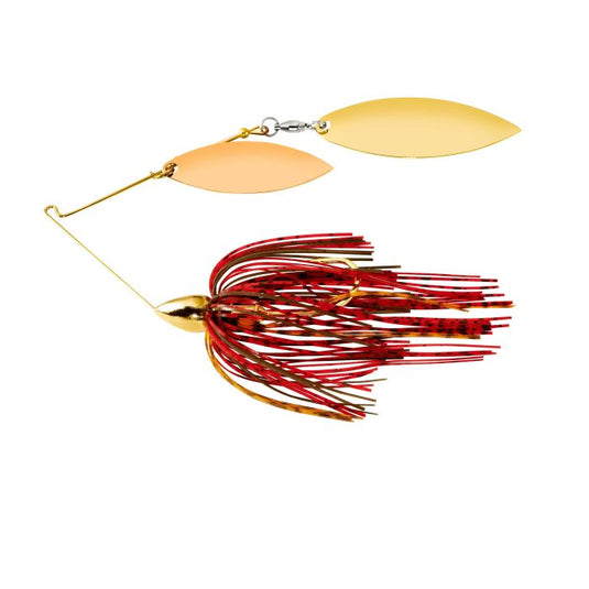 War Eagle Gold Frame Double Willow Spinnerbait-Crawdad-3/8 oz